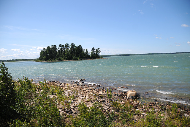 Looking northwest from Richards Landing