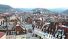 BESANCON: Les toits de la ville depuis le dessus de la grande roue.