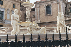 The "Fountain of Shame" in Palermo, March 2005