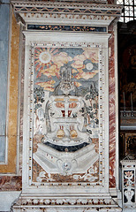 Marble Pilaster in the Church of Santa Caterina in Palermo, March 2005