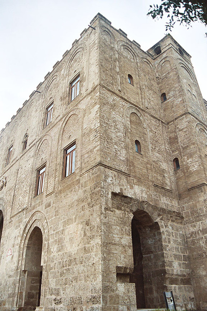 Detail of La Zisa, a Medieval Castle in Palermo, March 2005