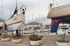 Boats in the Harbor in Palermo, March 2005