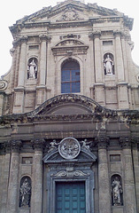 Exterior of the Church of Santa Theresa in Palermo, March 2005