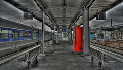 BESANCON: Gare de Besançon Viotte, quai 3 après les travaux.