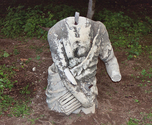 Roman Marble Torso in the Villa Bonnano Park in Palermo, March 2005