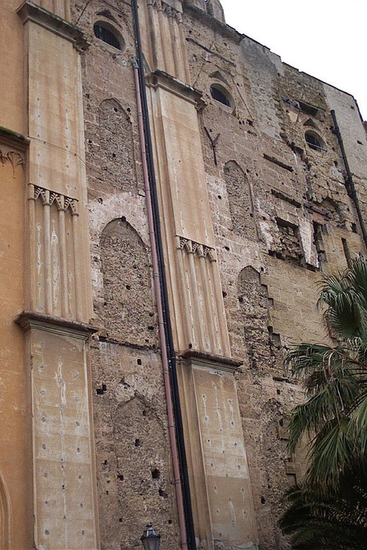 Exterior of the Norman Palace in Palermo, March 2005