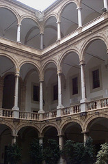 Interior Courtyard Inside the Norman Palace in Palermo, March 2005