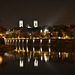 BESANCON: Le quai de Strasbourg de nuit.