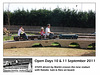 Blatchington Garden Railway 37694 with grandchildren on viaduct 10 9 2011