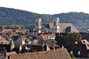 BESANCON: L'église Ste Madeleine, les toits de Besançon.