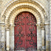 Portail latéral de l'église abbatiale de Fontevraud