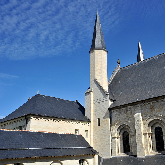 Tourelles de l'abbatiale de Fontevraud