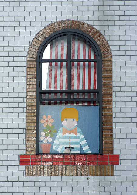 Window on the Side of a Building off of 3rd Avenue in Midtown Manhattan, July 2011