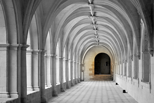 Cloître de l'abbaye de Fontevraud