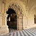 Entrée de la salle capitulaire de l'abbaye de Fontevraud