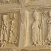 Sculptures de la salle capitulaire (XVIe s.) de l'abbaye de Fontevraud