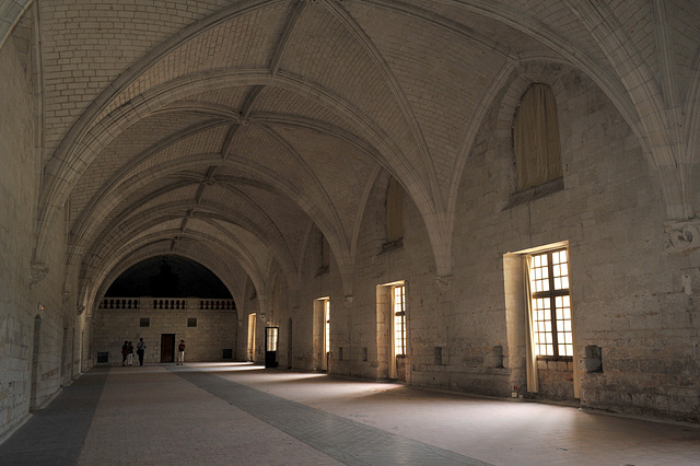 Le Réfectoire de l'abbaye de Fontevraud