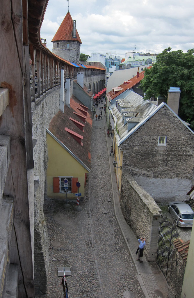view to Müürivahe and Viru Door in Tallinn