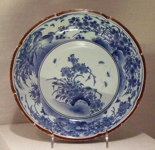 Deep Plate with Eight-Lobed Rim and Decoration of Birds, Flowers and Insects in the Metropolitan Museum of Art, September 2010