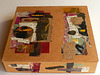 box outside (collaged papers)