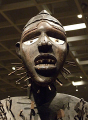 Detail of a Kongo Power Figure in the Metropolitan Museum of Art, March 2008