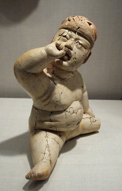 Olmec Baby Figure in the Metropolitan Museum of Art, January 2011
