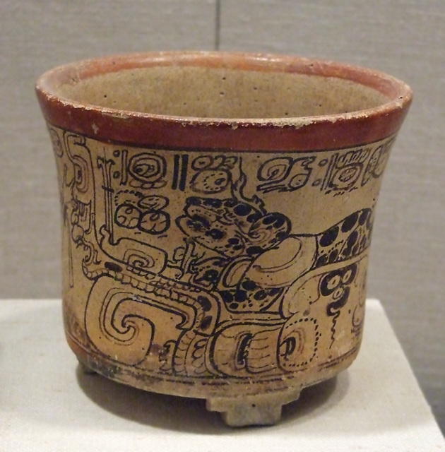 Mayan Vessel with a Mythological Scene in the Metropolitan Museum of Art, December 2008