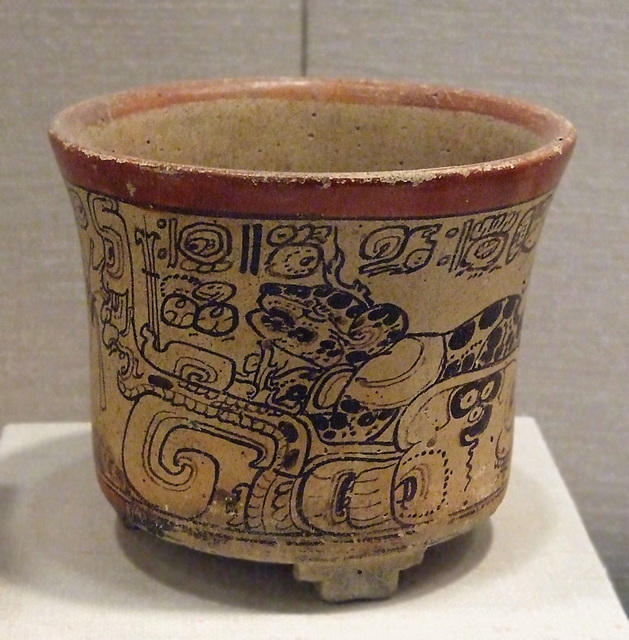 Mayan Vessel with a Mythological Scene in the Metropolitan Museum of Art, January 2011