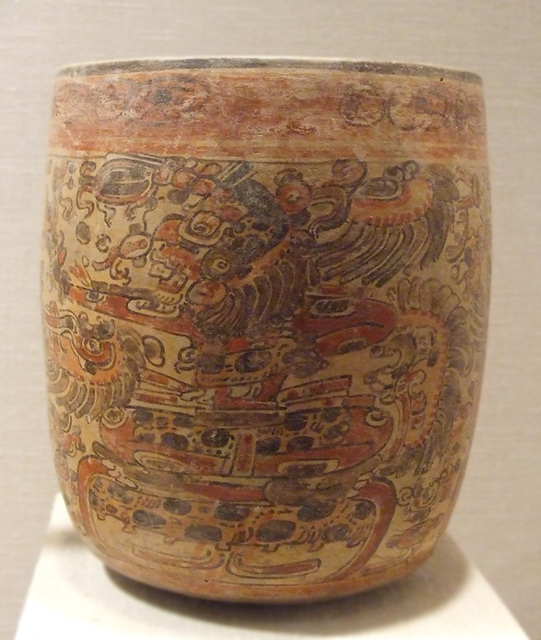 Mayan Vessel with Seated Deities in the Metropolitan Museum of Art, January 2011