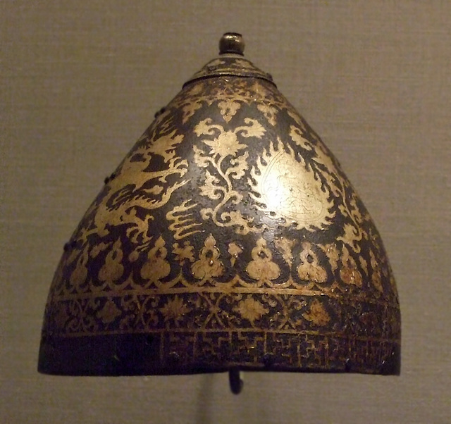 Mongolian or Chinese Helmet in the Metropolitan Museum of Art, April 2011