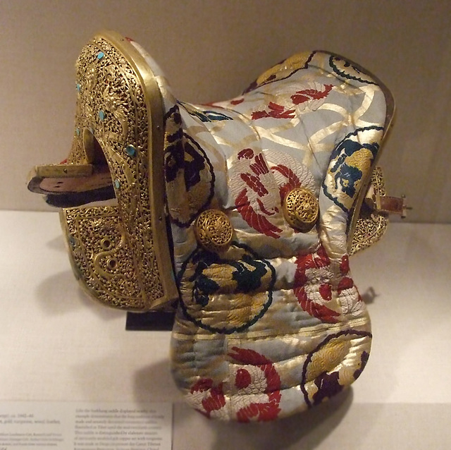 Tibetan Saddle in the Metropolitan Museum of Art, April 2011