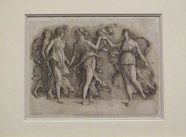 Four Dancing Muses by the School of Mantegna in the Metropolitan Museum of Art, March 2010