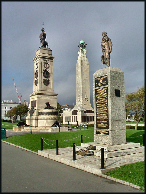 Plymouth war memorials