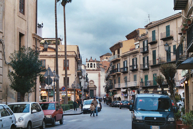 A Street Near the Cathedreal of Monreale, March 2005