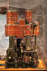 A working scale model of a steam engine