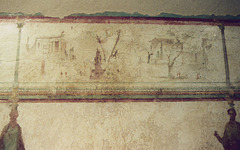 Wall Painting in the Palazzo Massimo alle Terme Museum in Rome, Dec. 2003
