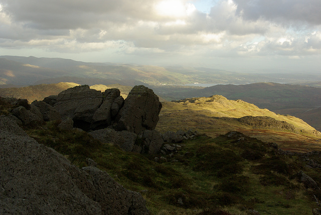 On the way down from Pike O'Blisco