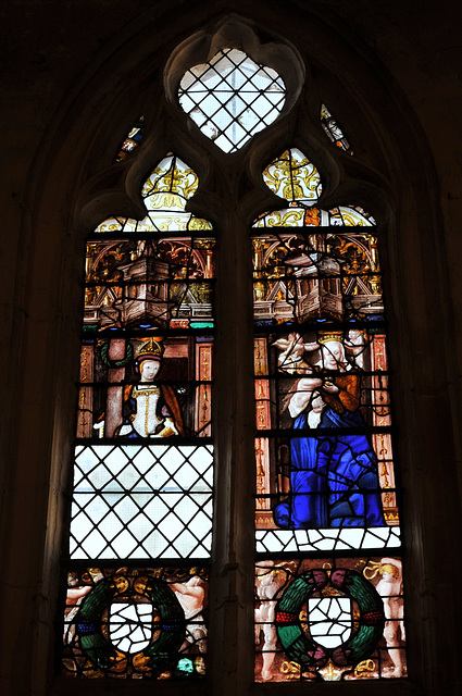 Ste-Hélène et Vierge à l'enfant (XVIe s.) - Eglise de la Bonneville-sur-Iton