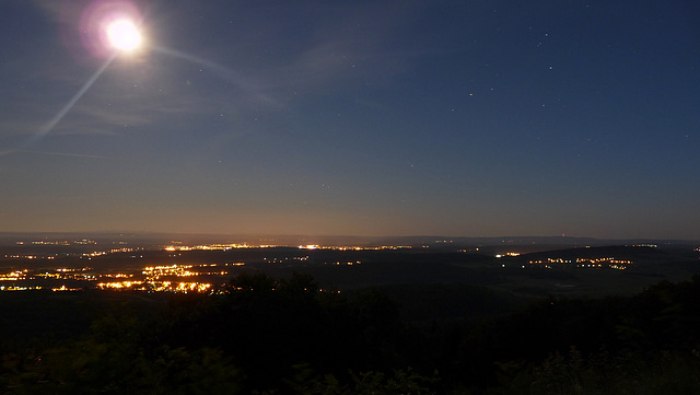 BELFORT: Eclairé par le clair de lune.