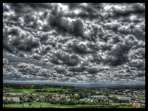 BELFORT: Vue depuis le Chateau.