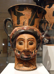 Terracotta Kantharos in the Form of the Head of Herakles in the Metropolitan Museum of Art, November 2010