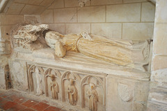 Gisant de Martine Turpin de Crissé (†1480) - Collégiale de Bueil-en-Touraine