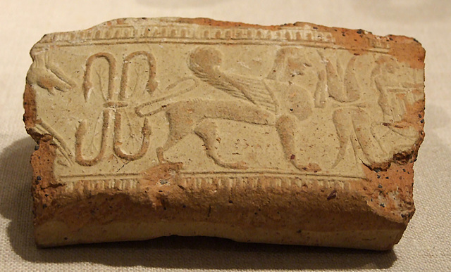 Fragment of a Sicilian Terracotta Relief Vase in the Metropolitan Museum of Art, February  2011