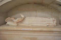 Gisant de Jeanne de Montejean (XVe s.) - Collégiale de Bueil-en-Touraine