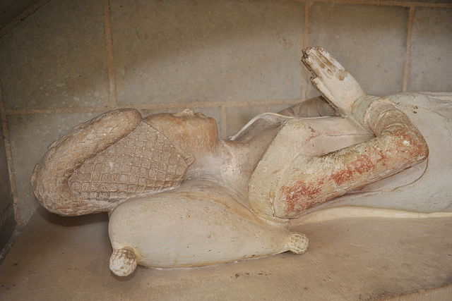 Gisant de Jeanne de Montejean (XVe s.) - Collégiale de Bueil-en-Touraine