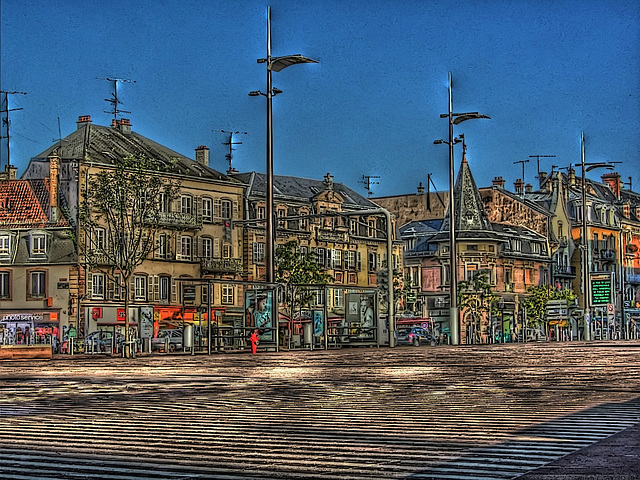 BELFORT: La place Corbis.