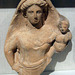 Fragment of a Terracotta Relief of a Woman and Child in the Metropolitan Museum of Art, February 2011