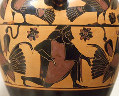 Detail of a Terracotta Neck-Amphora Attributed to the Painter of the Cambridge Hydria in the Metropolitan Museum of Art, February 2011