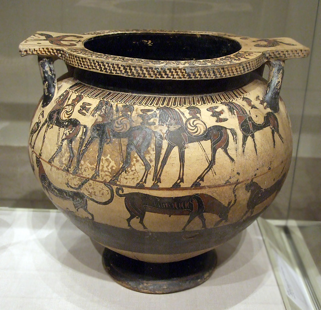 Corinthian Column Krater in the Metropolitan Museum of Art, February 2011