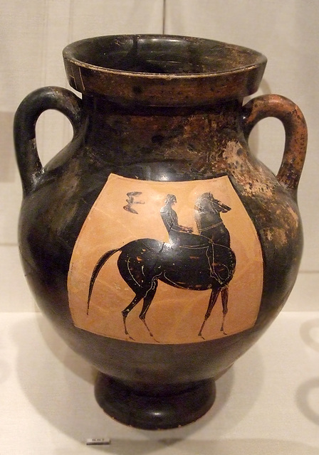 Amphora Attributed to the Manner of Lydos in the Metropolitan Museum of Art, April 2011